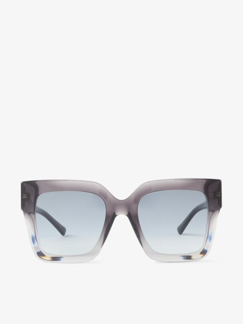 Edna
Grey Square-Frame Sunglasses