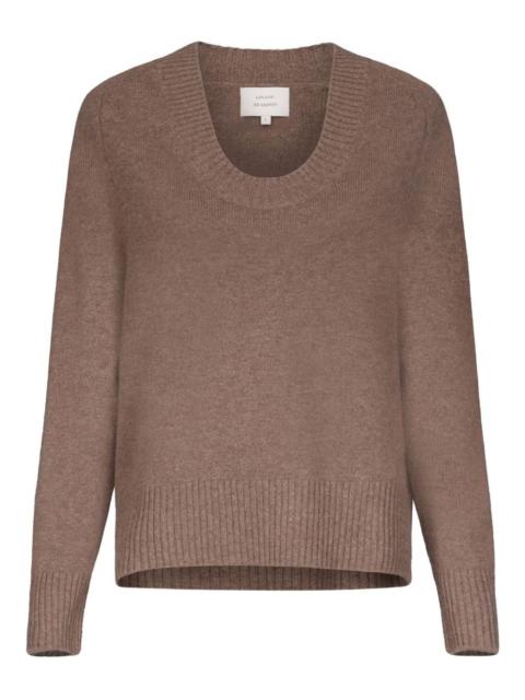 Loulou de Saison U neck ribbed BAJI sweater