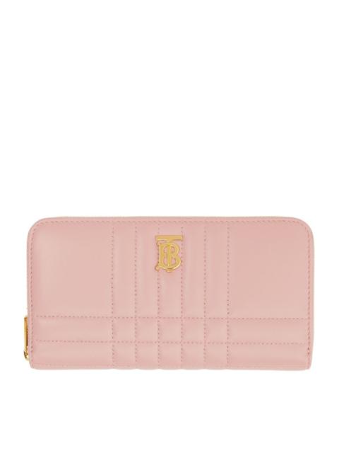 Burberry Quilted Leather Lola Zip-Around Wallet