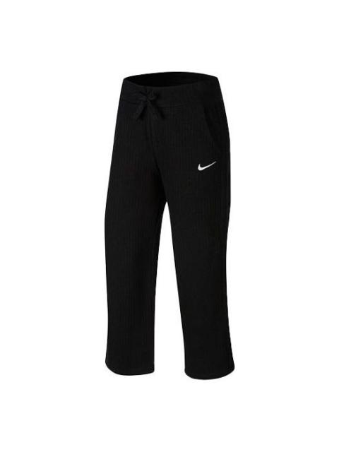 Nike (WMNS) Nike Sportswear Phoenix Fleece High-Waisted Wide-Leg Sweatpants 'Black' CJ2666-010