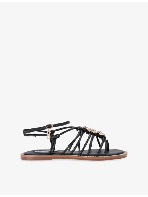 STEVE MADDEN La Charmer Faux-Leather Sandals