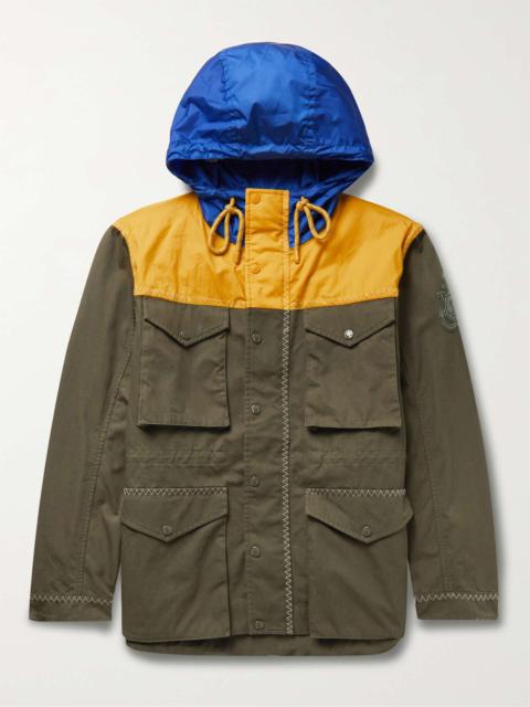 Moncler 1 Moncler JW Anderson Leyton Cotton-Canvas and Nylon Hooded Jacket