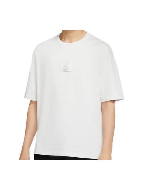 Air Jordan Flight Casual Sports Short Sleeve White CZ1214-094