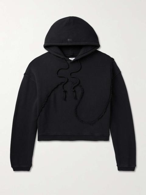 ERL Panelled Cotton-Jersey Hoodie