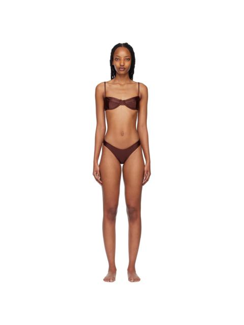 HAIGHT Brown Vintage & Leila Bikini Set