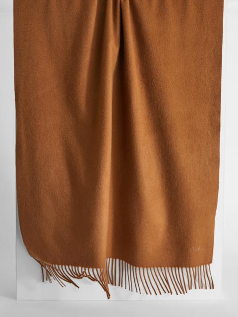 Cashmere stole with embroidery