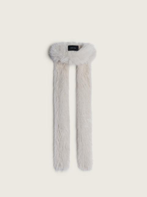 Simone Rocha Skinny Faux Fur Scarf