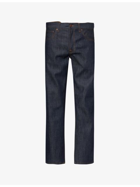 Nudie Jeans Gritty Jackson straight-leg regular-fit denim jeans