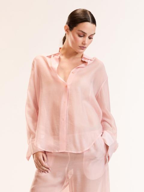 CYNTHIA ROWLEY Salina Sheer Shirt