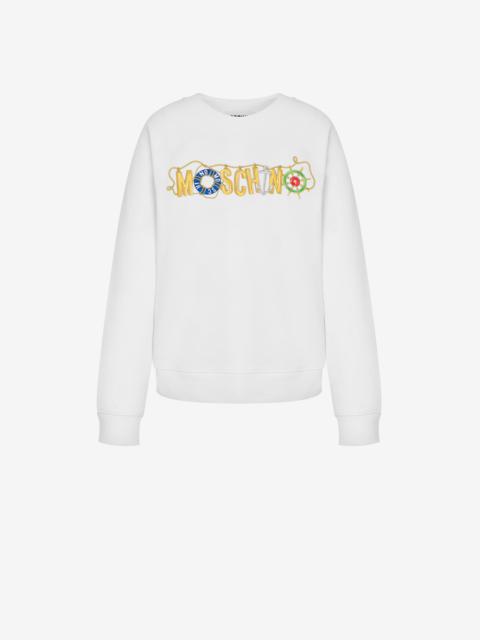 Moschino NAUTICAL LOGO ORGANIC COTTON SWEATSHIRT