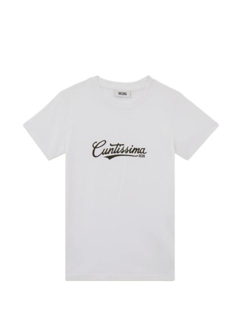 GCDS Gcds Lettering-print T-shirt