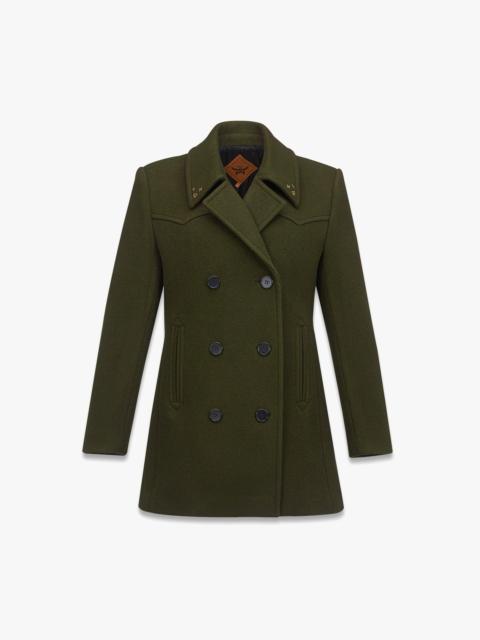 MCM Peacoat in Loden Wool