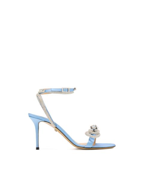 MACH & MACH Double Bow ankle-strap sandals
