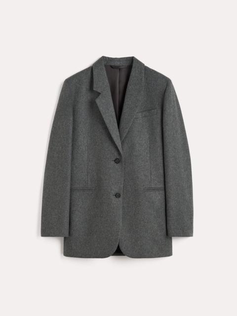 Tailored suit jacket grey mélange