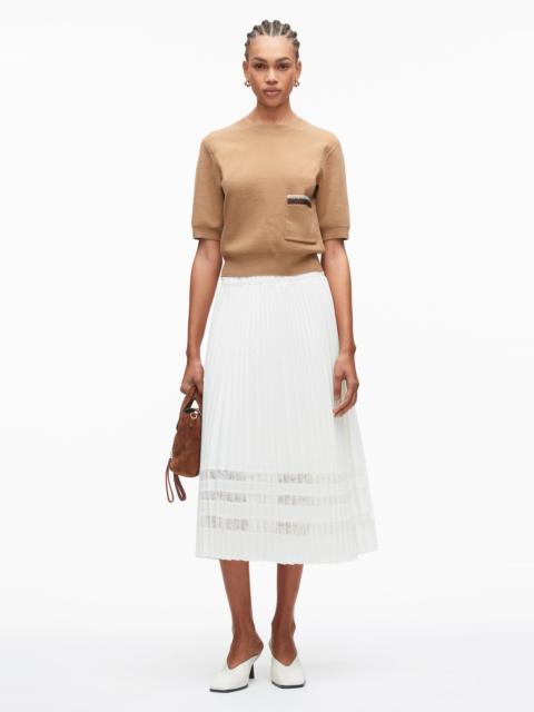 3.1 Phillip Lim Beaded Embellishment Knit Top