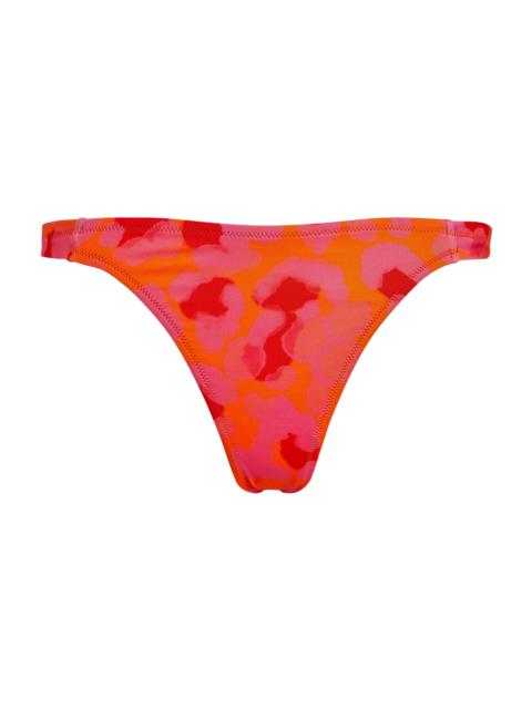 Vilebrequin Women's Vichy Jacquard Bikini Bottom - Coquelicot