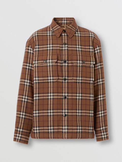 Burberry Vintage Check Wool Cotton Overshirt