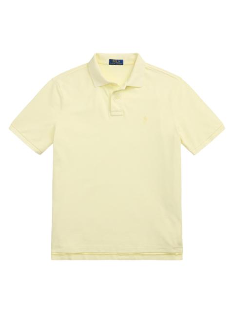 Polo Ralph Lauren Men's Classic-Fit Mineral-Dyed Mesh Polo Shirt - Lime