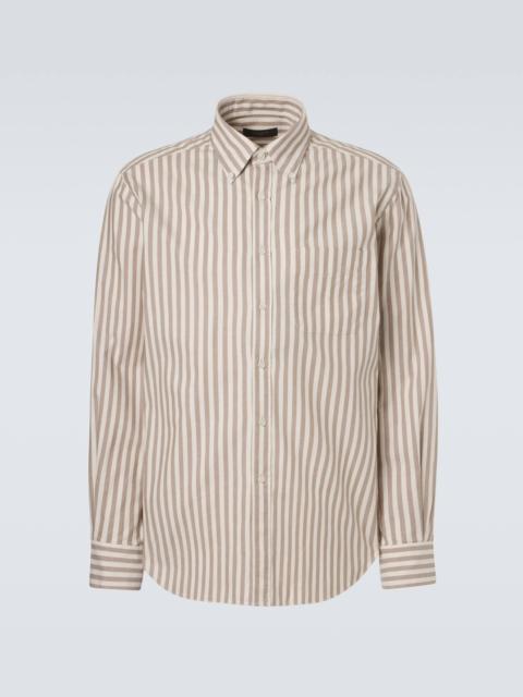 SLOWEAR Striped cotton shirt