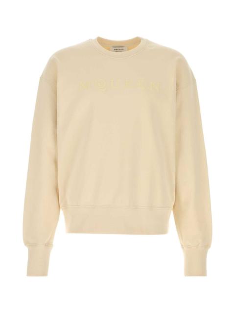 Alexander McQueen Cream Cotton Sweatshirt