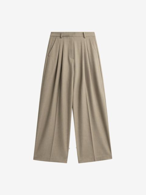 The Frankie Shop Venlo Pleated Trousers - Beige