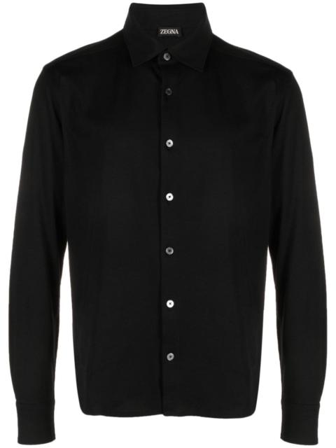ZEGNA long-sleeve cotton shirt