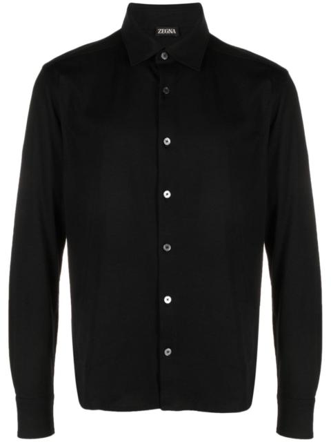 long-sleeve cotton shirt