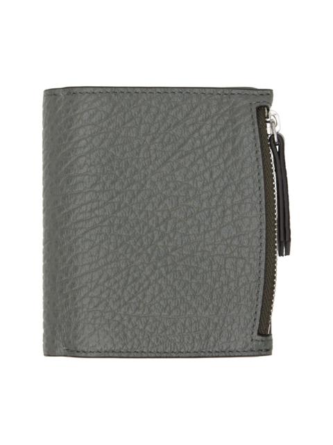 Maison Margiela Gray Flip Flap Small Wallet
