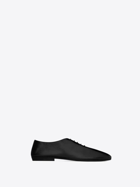 SAINT LAURENT richelieu oxford shoes in smooth leather