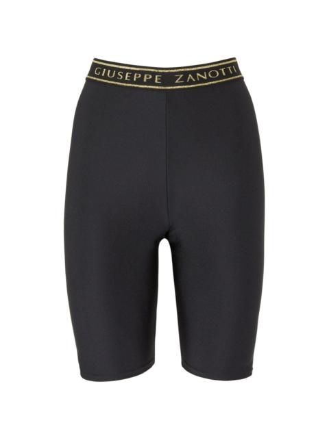 Giuseppe Zanotti high-waisted logo-waistband shorts