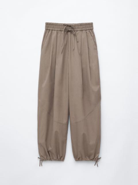 & Other Stories Cotton Balloon Trousers