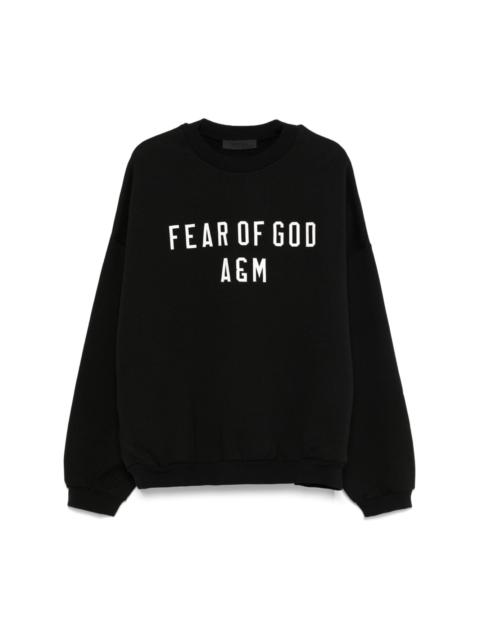 ESSENTIALS logo-embroidered sweatshirt
