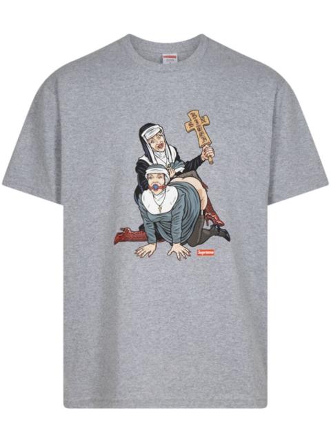 Supreme Nuns "FW 22" cotton T-shirt