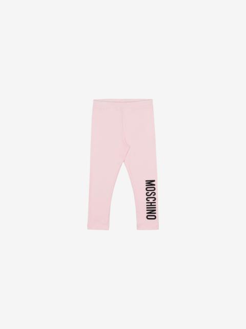 Moschino JERSEY LEGGINGS WITH LOGO