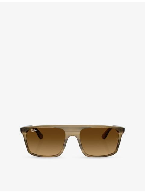 Ray-Ban RB2222 Square-Frame Acetate Sunglasses