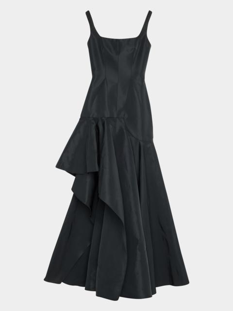 Asymmetric Draped Dress
