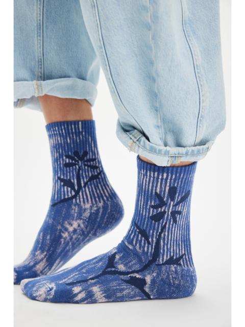 FREE PEOPLE Floral Sky Socks