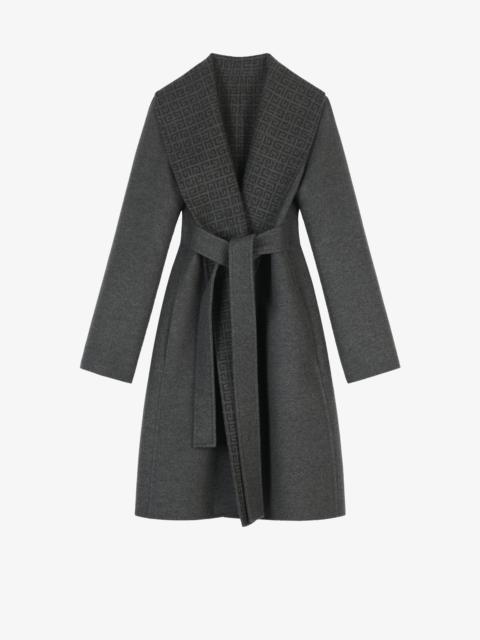 Givenchy 4G COAT IN WOOL, CASHMERE AND SILK