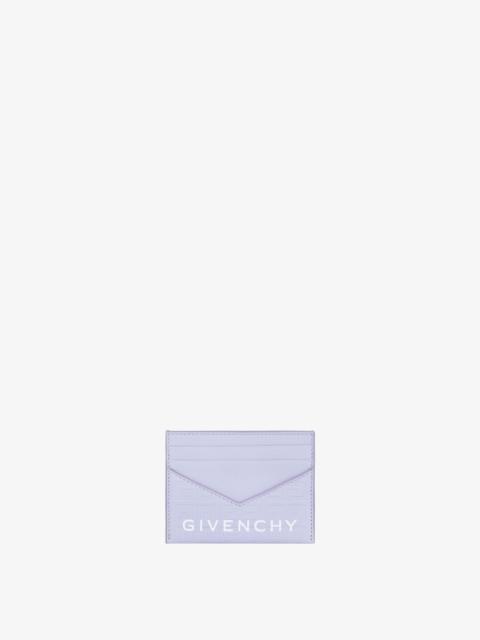 Givenchy GIV CUT CARD HOLDER IN 4G LEATHER