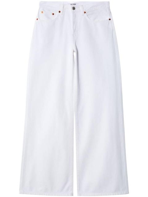 RE/DONE mid-rise wide-leg jeans