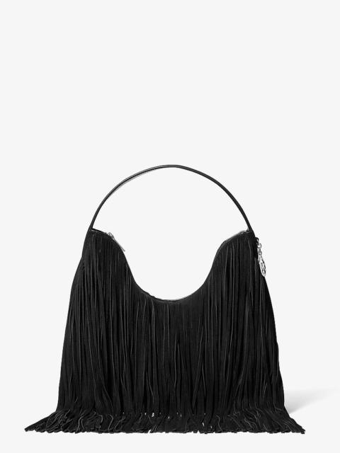 MICHAEL KORS Nayla Medium Frayed Suede Hobo Shoulder Bag