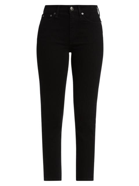 rag & bone Women's Wren High-Rise Crop Jeans - Black