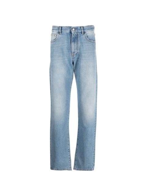 GCDS low-rise straight-leg jeans