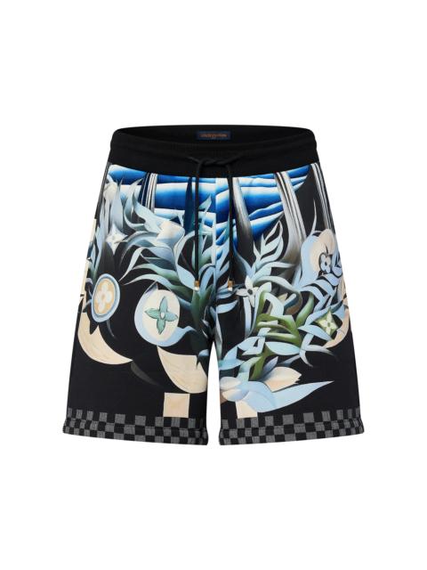 Louis Vuitton Technical Cotton Jersey Shorts