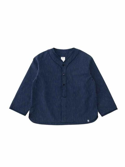 visvim SS WORKHORSE SHIRT DMGD BLACK | REVERSIBLE