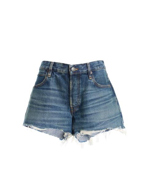 FRAME The Hang Denim Shorts dark wash