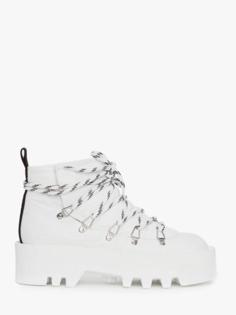 JW Anderson PADDED FABRIC LACE UP BOOT