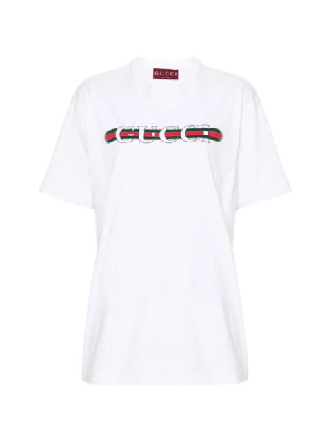 GUCCI printed cotton jersey T-shirt