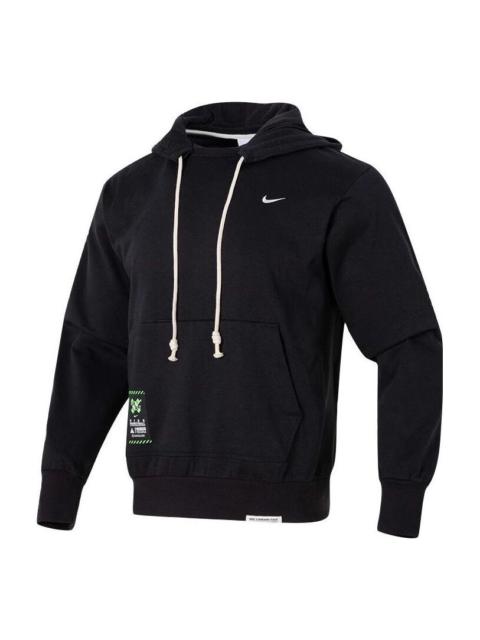 Nike Nike Dri-FIT Logo Hoodie 'Black White' FV4027-010