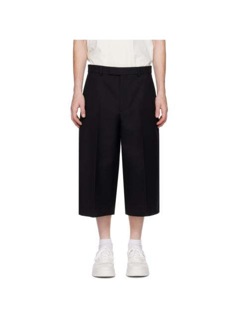 GUCCI Black Creased Shorts